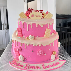 Custom Cake Reguler 2 Tingkat by Jasira Cakery
