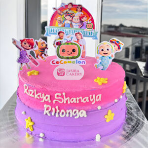 Custom Cake Tema Cocomelon by Jasira Cakery