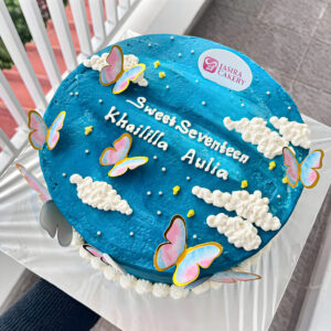 Custom Cake Tema Butterfly by Jasira Cakery