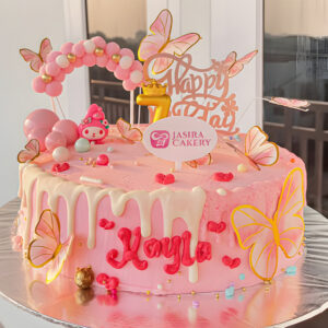 Custom Cake Butterfly dan Melody by Jasira Cakery