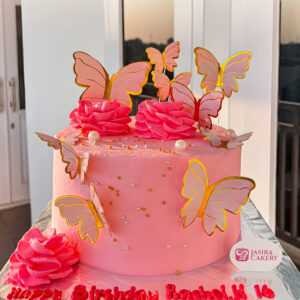 Custom Cake Butterfly by Jasira Cakery