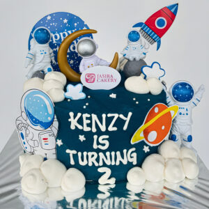 Custom Cake Tema Astronot by Jasira Cakery