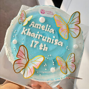Custom Cake Butterfly by Jasira Cakery