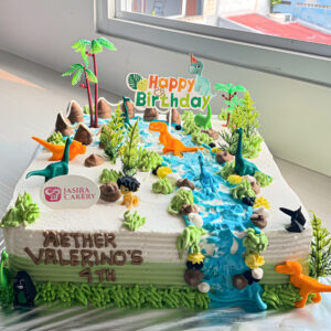 Custom Cake Tema Dinosaurus by Jasira Cakery