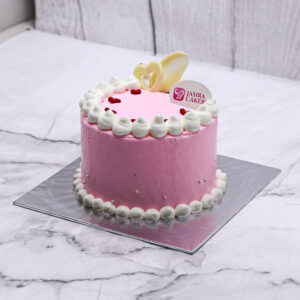 Pink Love 12 cm by Jasira Cakery